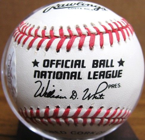 WILLIE McCOVEY 521 SIGNED BASEBALL w/JSA COA