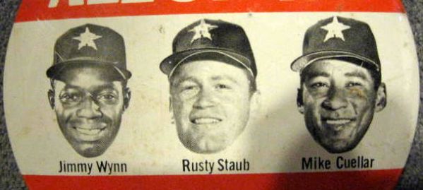 1967 N.L. ALL-STAR GAME PHOTO PIN- ASTROS