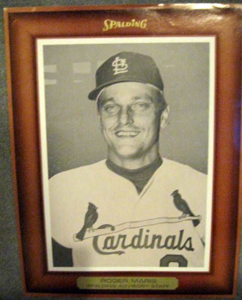 60's ROGER MARIS SPALDING ADVISORY STAFF POSTER