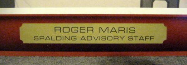 60's ROGER MARIS SPALDING ADVISORY STAFF POSTER