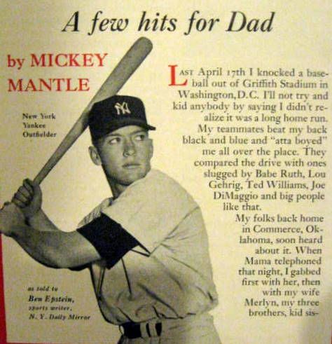 1953 MICKEY MANTLE GUIDEPOSTS MAGAZINE- SUPER RARE!