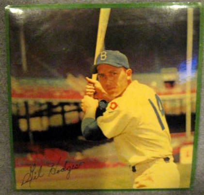 50's GIL HODGES BROOKLYN DODGERS HOW TO PLAY BASEBALL RECORD w/SLEEVE