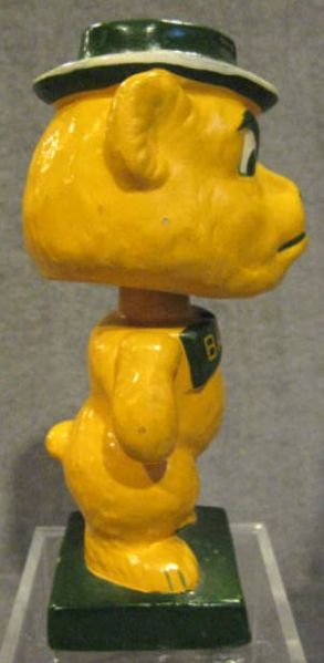 60's BAYLOR BEARS MASCOT BOBBING HEAD