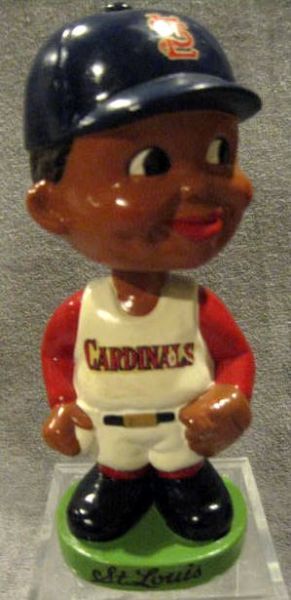 60's ST. LOUIS CARDINALS BLACK FACE BOBBING HEAD