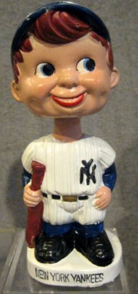 60's NEW YORK YANKEES BOBBING HEAD -SIGNED BY REGGIE JACKSON