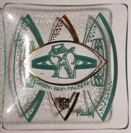 1960's GREEN BAY PACKERS HEDY ASHTRAY