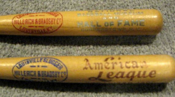 50's AMERICAN LEAGUE BAT RACK BANK