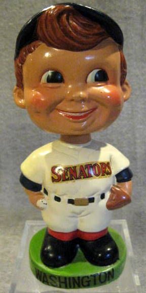 60's WASHINGTON SENATORS GREEN BASE BOBBING HEAD