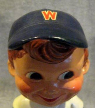 60's WASHINGTON SENATORS GREEN BASE BOBBING HEAD