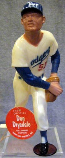 50's/60's DON DRYSDALE HARTLAND STATUE w/TAG