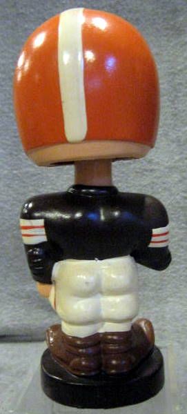 60's CLEVELAND BROWNS TOES-UP TYPE 1 BOBBING HEAD