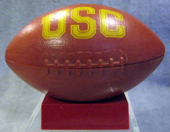 1974 USC TROJANS FOOTBALL CARDS w/DISPLAY CASE