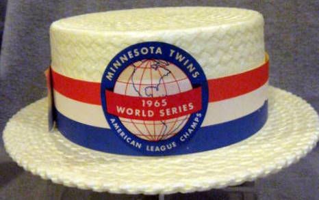 1965 MINNESOTA TWINS WORLD SERIES SOUVENIR HAT