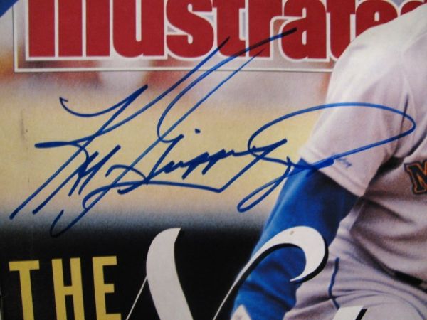 1990 KEN GRIFFEY JR SIGNED SPORTS ILLUSTRATED w/JSA COA