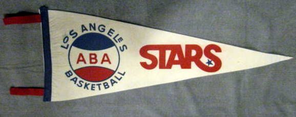 60's ABA LOS ANGELES STARS PENNANT