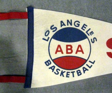 60's ABA LOS ANGELES STARS PENNANT