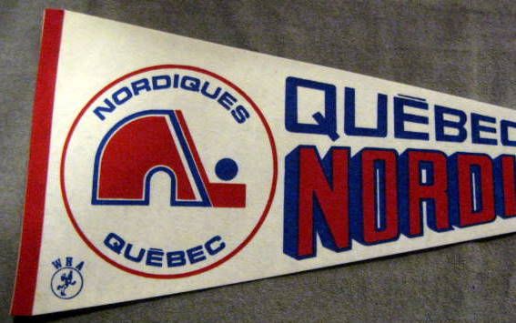 70's WHA QUEBEC NORDIQUES PENNANT
