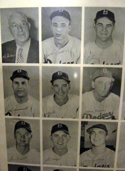 1949 BROOKLYN DODGERS UN-CUT PHOTO PACK SHEET PHOTOS