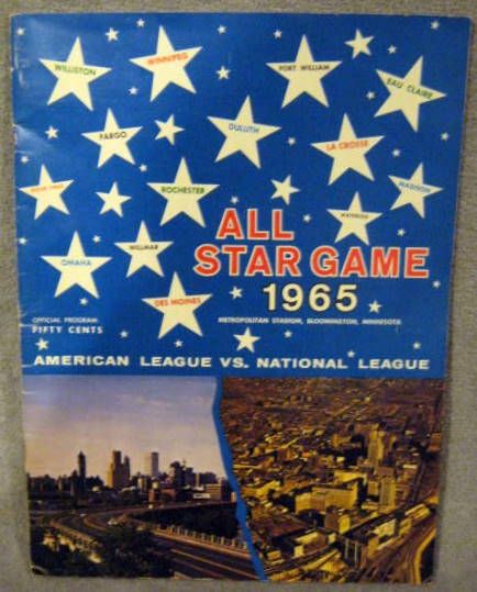 1965 ALL-STAR GAME PROGRAM