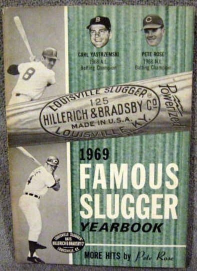 1967 - 1969 FAMOUS SLUGGER YEARBOOKS (3)