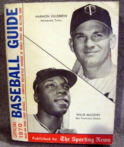 60's/70's THE SPORTING NEWS BASEBALL GUIDES (4)