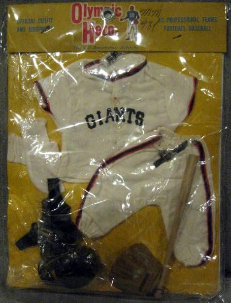 60's SAN FRANCISCO GIANTS JOHNNY HERO OUTFIT IN PACKAGE