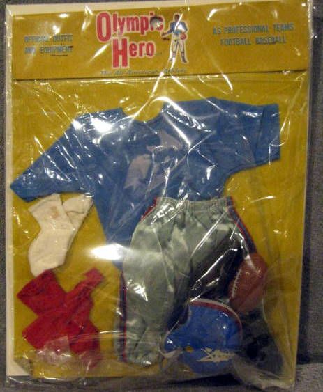 60's HOUSTON OILERS JOHNNY HERO OUTFIT - IN PACKAGE