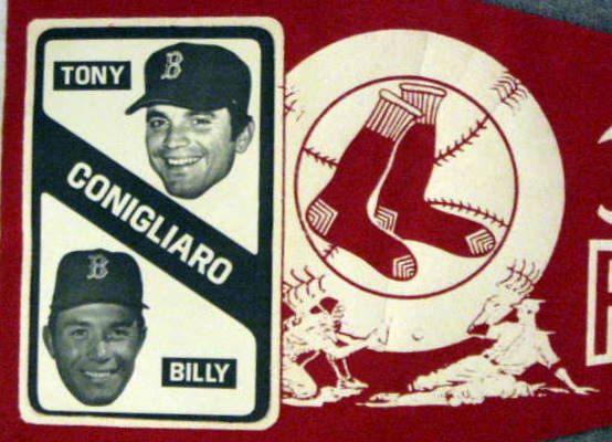 60'S TONY & BILLY CONIGLIARO BOSTON RED SOX PENNANT
