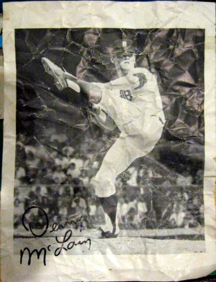 1968 DENNY MCLAIN BASEBALL GAME