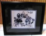JERRY RICE # 80 SIGNED LIMITED EDITION PRINT w/JSA COA