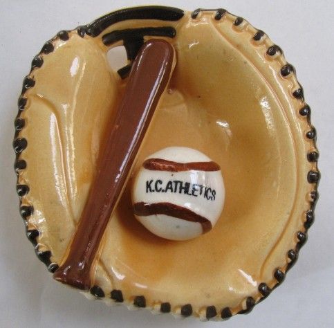 VINTAGE KC ATHLETICS ASHTRAY