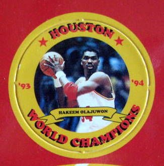 1993/94 HOUSTON ROCKETS WORLD CHAMPIONS CLUTCH CAPS