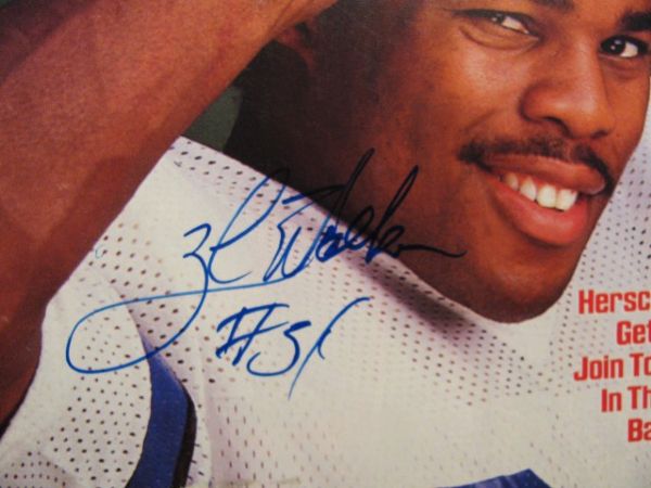 HERSCHEL WALKER SIGNED SPORTS ILLUSTRATED W/ JSA COA