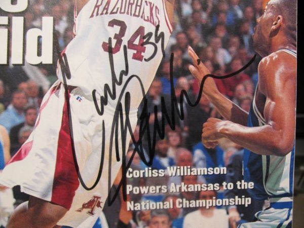 CORLISS WILLIAMSON SIGNED SPORTS ILLUSTRATED W/ JSA COA