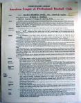 1969 MIKE MARSHALL SIGNED SEATTLE PILOTS CONTRACT