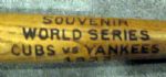 1932 WORLD SERIES SOUVENIR BAT- CUBS VS YANKEES