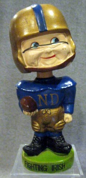 60's NOTRE DAME FIGHTING IRISH BOBBING HEAD