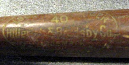 VINTAGE JIMMIE FOXX mini BAT