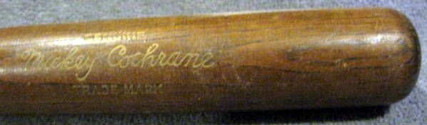 VINTAGE MICKEY COCHRANE mini BAT