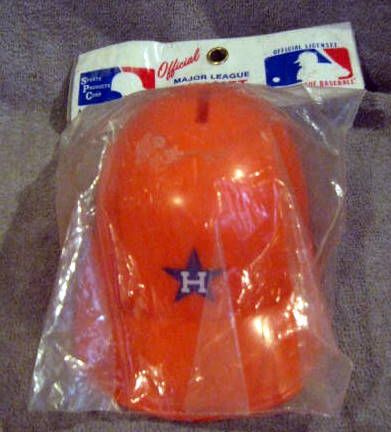 VINTAGE HOUSTON ASTROS HELMET BANK - SEALED IN PACKAGE