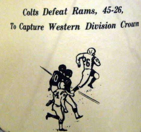 1959 BALTIMORE COLTS TRIBUTE LAMP SHADE