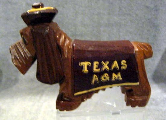 50's TEXAS A & M ANRI MASCOT STATUE