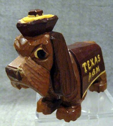 50's TEXAS A & M ANRI MASCOT STATUE