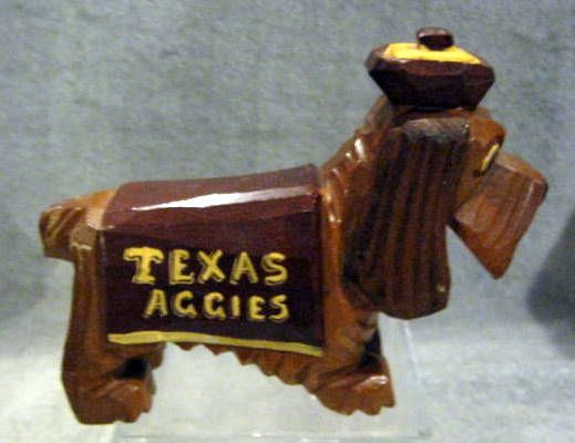 50's TEXAS A & M ANRI MASCOT STATUE