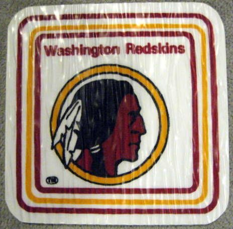 VINTAGE 60's WASHINGTON REDSKINS COASTERS - 6