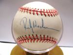 RICKEY HENDERSON SIGNED BASEBALL w/JSA COA