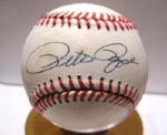 PETE ROSE SIGNED BASEBALL w/JSA COA