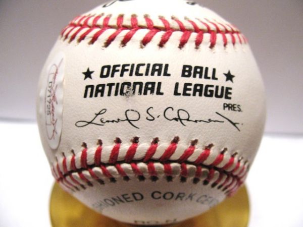 RALPH KINER SIGNED BASEBALL w/JSA COA