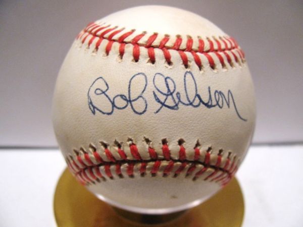 BOB GIBSON SIGNED BASEBALL w/JSA COA