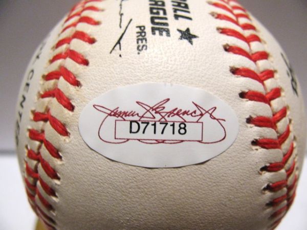 BOB GIBSON SIGNED BASEBALL w/JSA COA